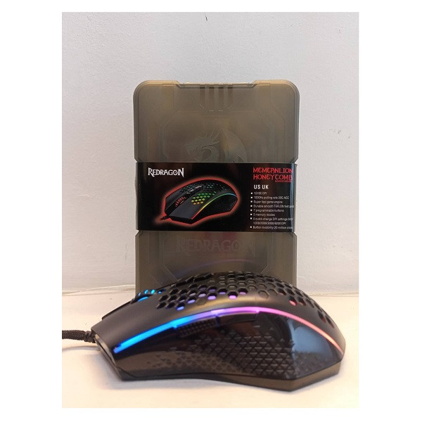 موس مخصوص بازی ردراگون مدل Memeanlion HoneyComb M809-K