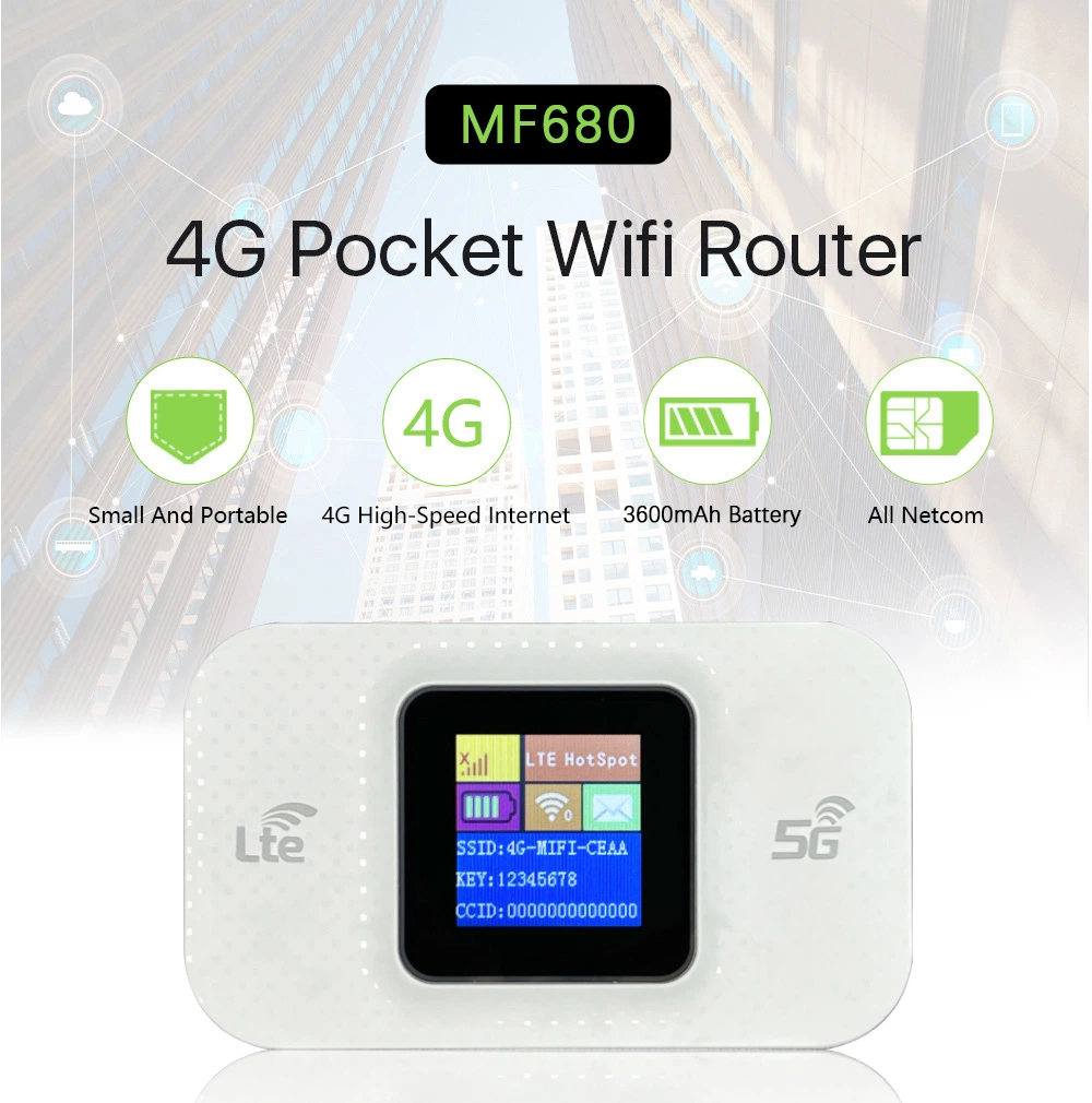 مودم سیمکارت خور بی سیم قابل حمل 4G/5G LTE مدل MF68E PRO
