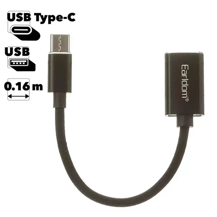 کابل تبدیل Earldom ET-OT85 OTG Type-C