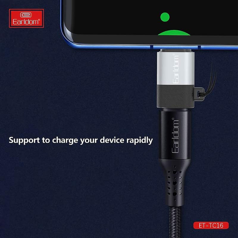 تبدیل Earldom ET-TC16 OTG MicroUSB To Type-C