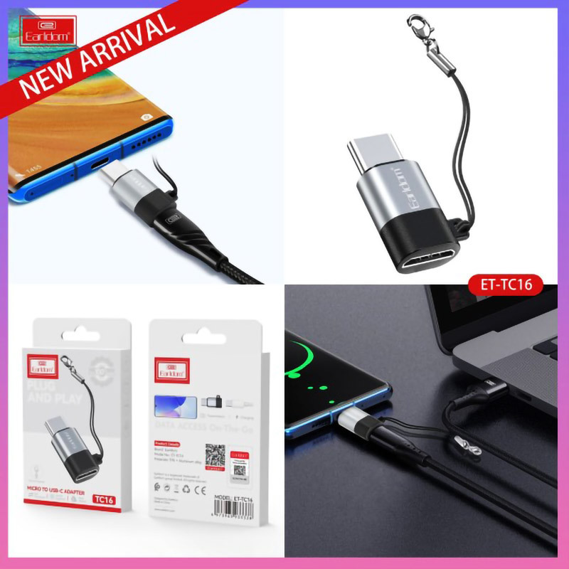 تبدیل Earldom ET-TC16 OTG MicroUSB To Type-C