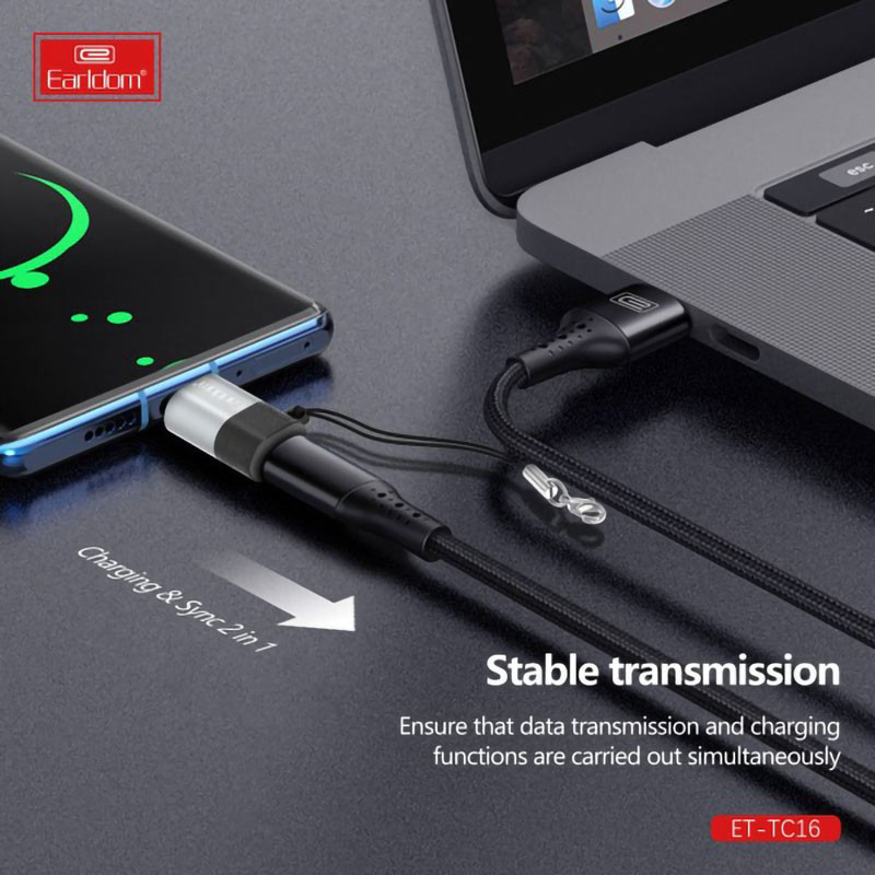 تبدیل Earldom ET-TC16 OTG MicroUSB To Type-C