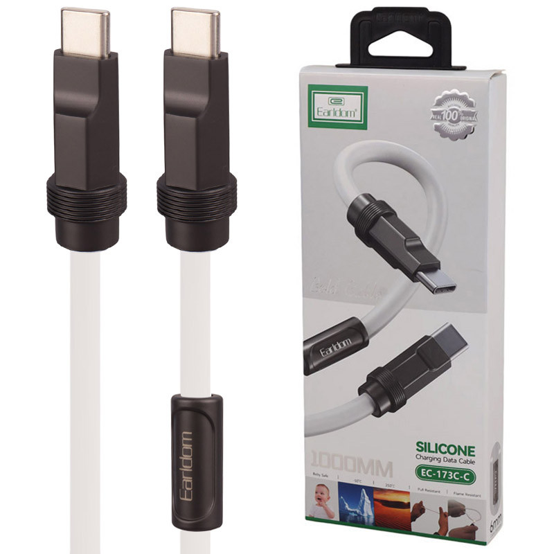 کابل شارژ تایپ سی به تایپ سی Earldom EC-173C-C 100w