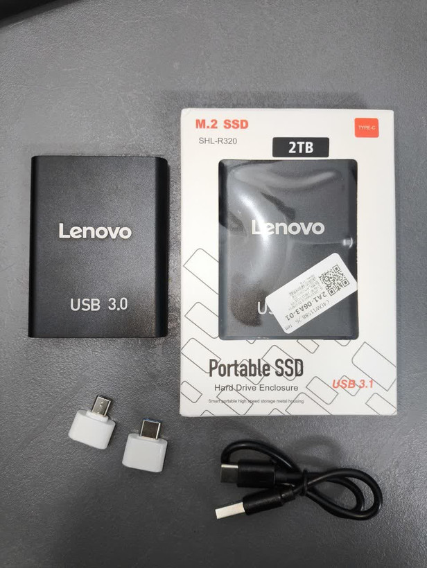 هارد اکسترنال 2ترابایت Lenovo SHL-R320 SSD M.2