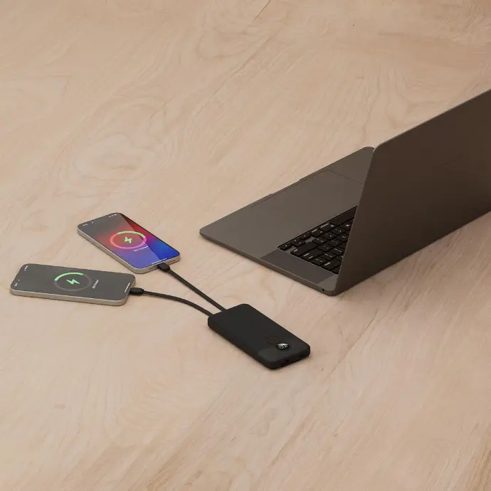 پاور بانک و کابل فست شارژ Porodo PD-PBFCH057 10000mAh