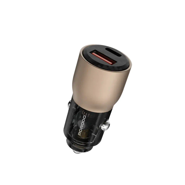 شارژر فندکی 95W شفاف Porodo PD-FWCH048