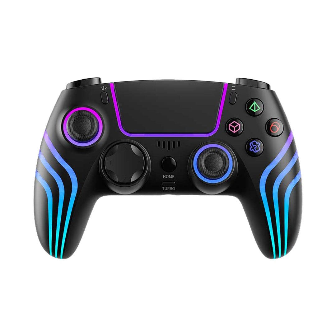 دسته بازی بیسیم Porodo PDX628 Gaming PS4 6-Axis Gyro & Ergonomic Design
