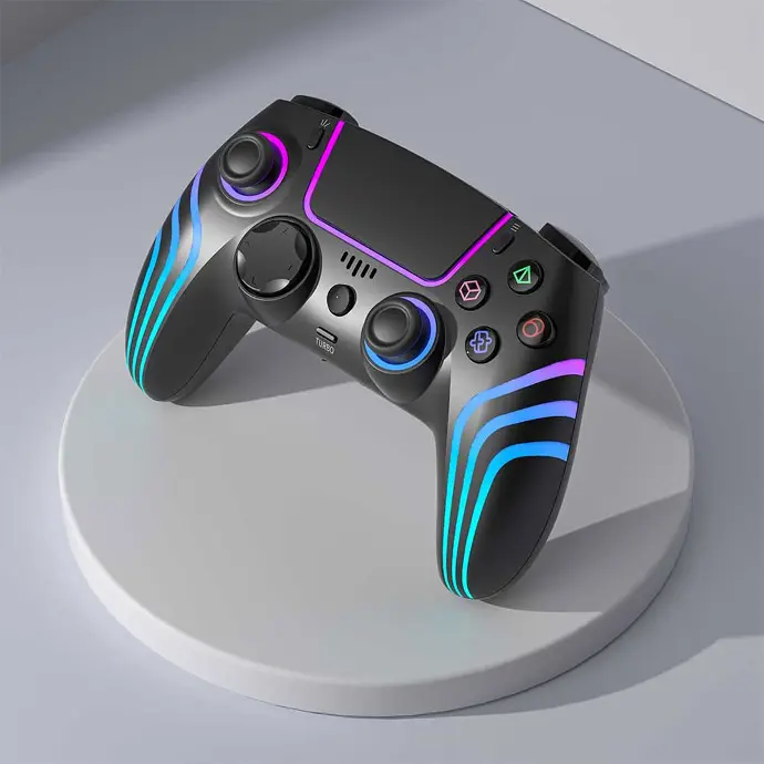 دسته بازی بیسیم Porodo PDX628 Gaming PS4 6-Axis Gyro & Ergonomic Design
