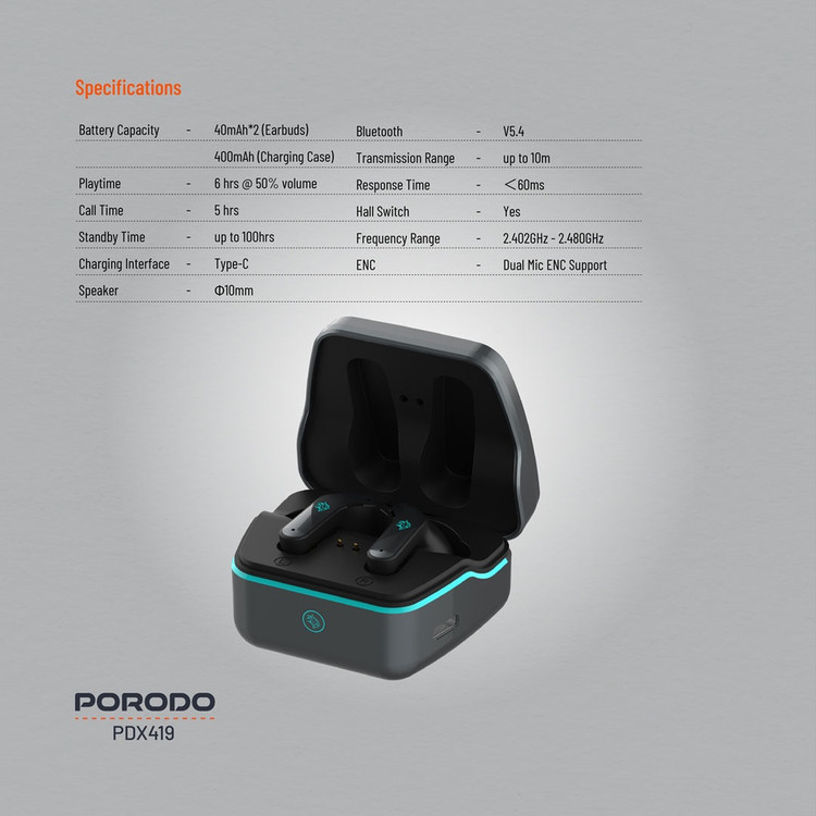 ایرپاد گیمینگ Porodo PDX419