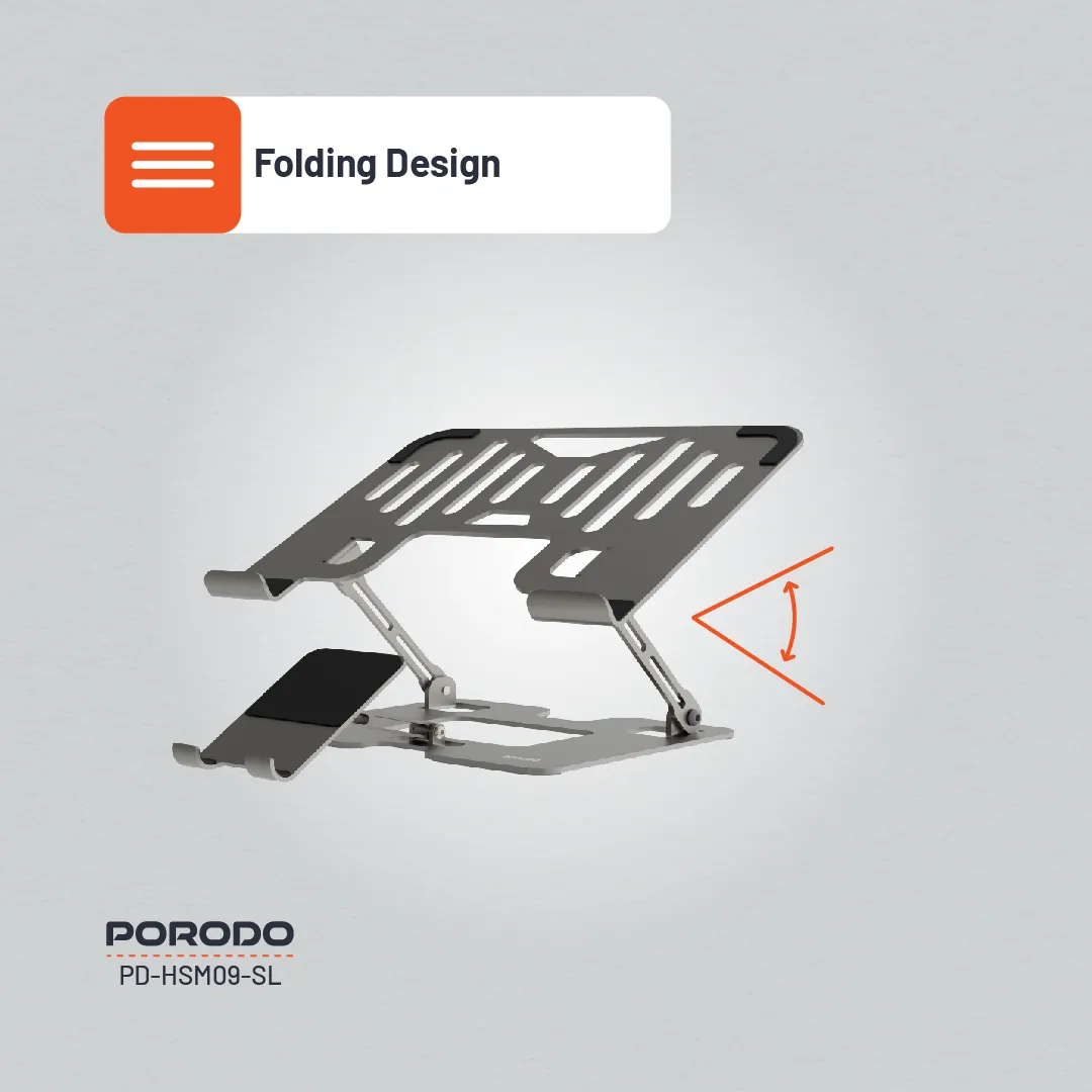 استند هوشمند لپتاپ و موبایل Porodo PD-HSM09