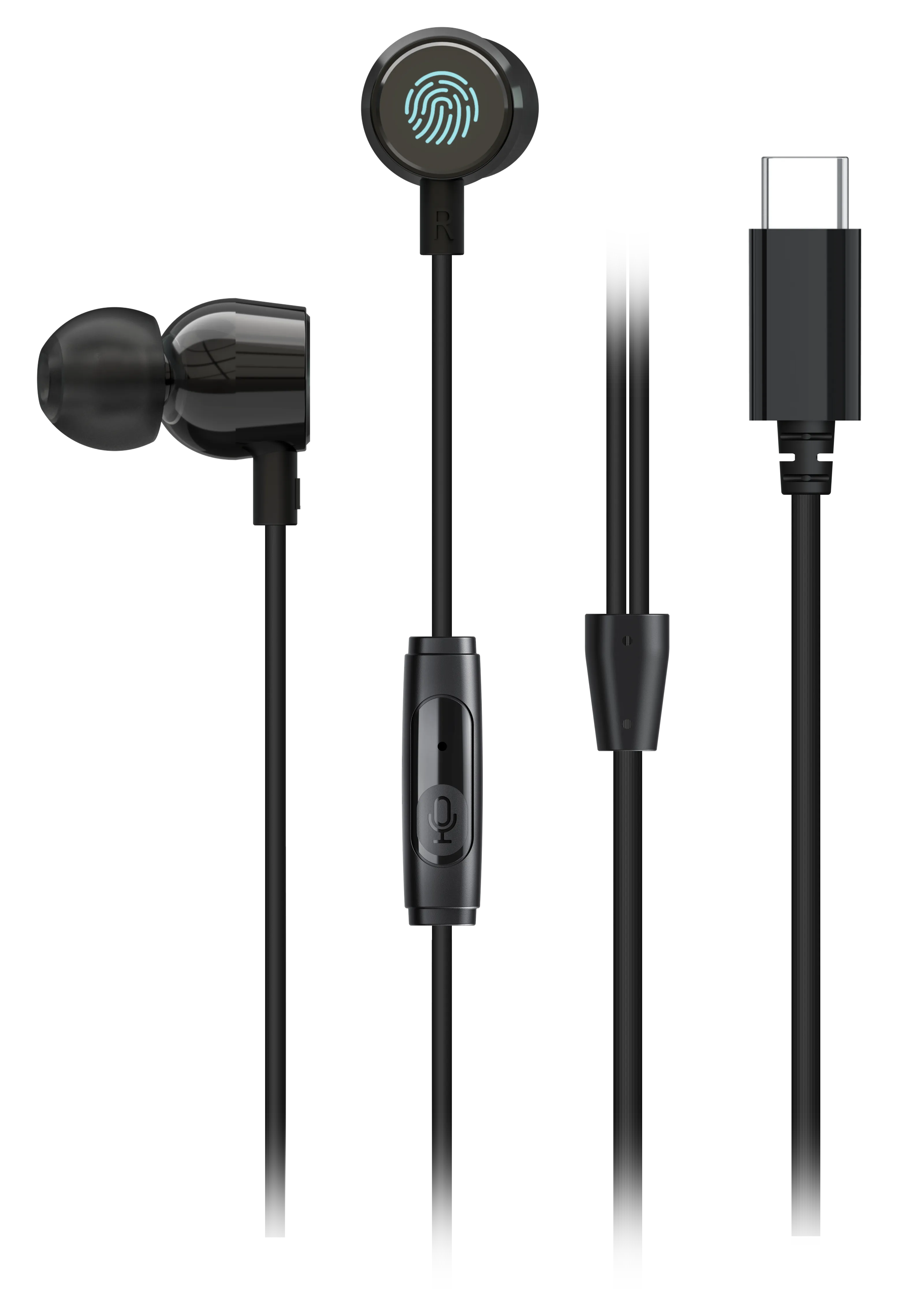 هندزفری تایپ سی با کنترل لمسی Porodo Soundtec PD-STWLEP048