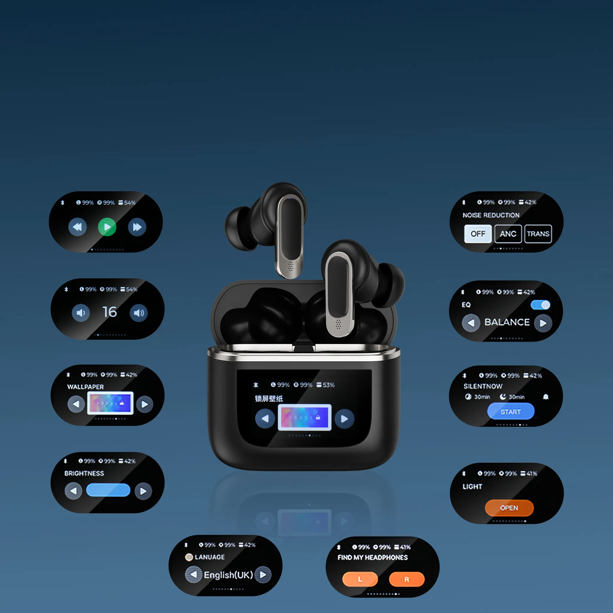 هندزفری بلوتوث با صفحه لمسی Porodo Soundtec PD-STGUIDE