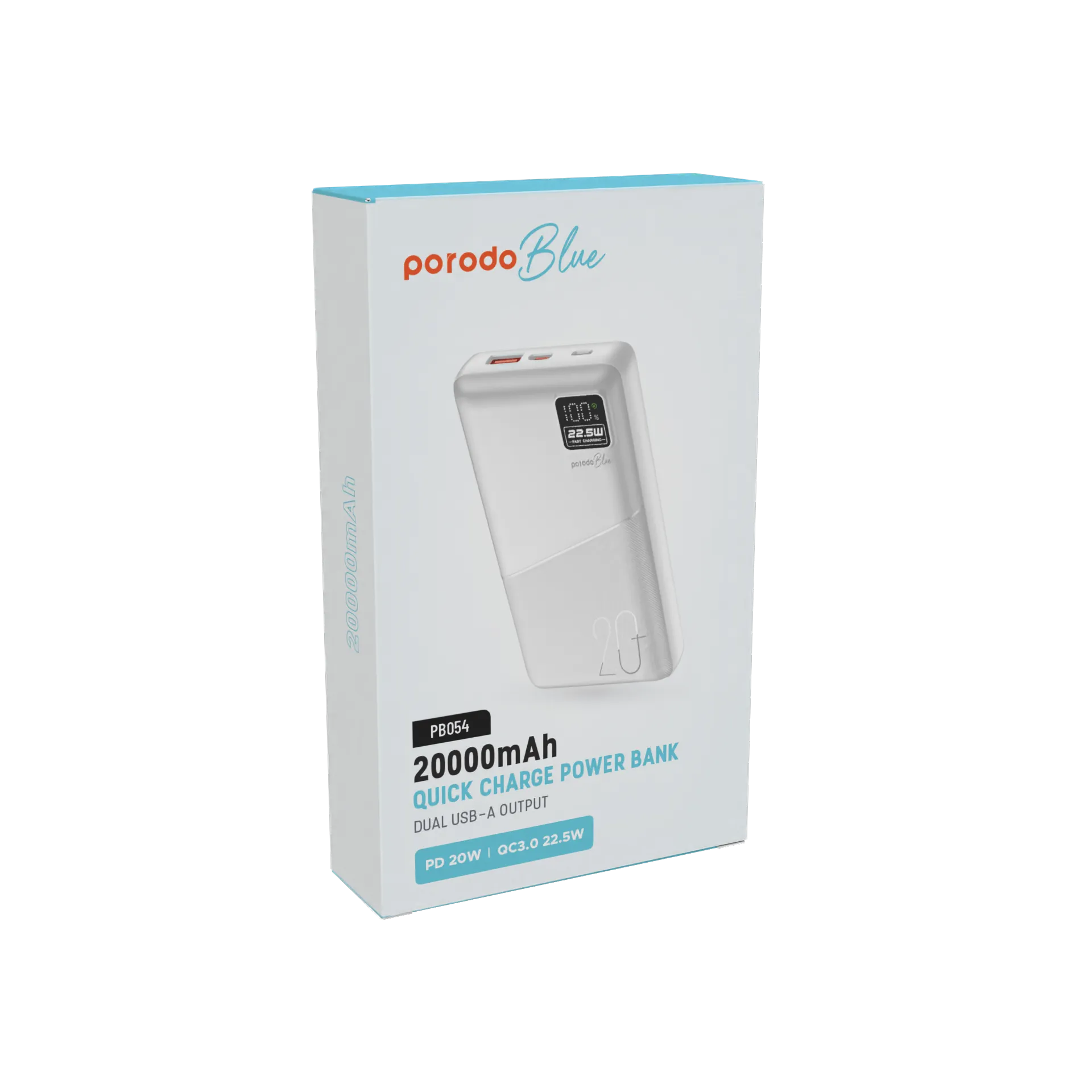 پاور بانک Porodo Blue PB-PBFCH054 20000mAh 22.5W