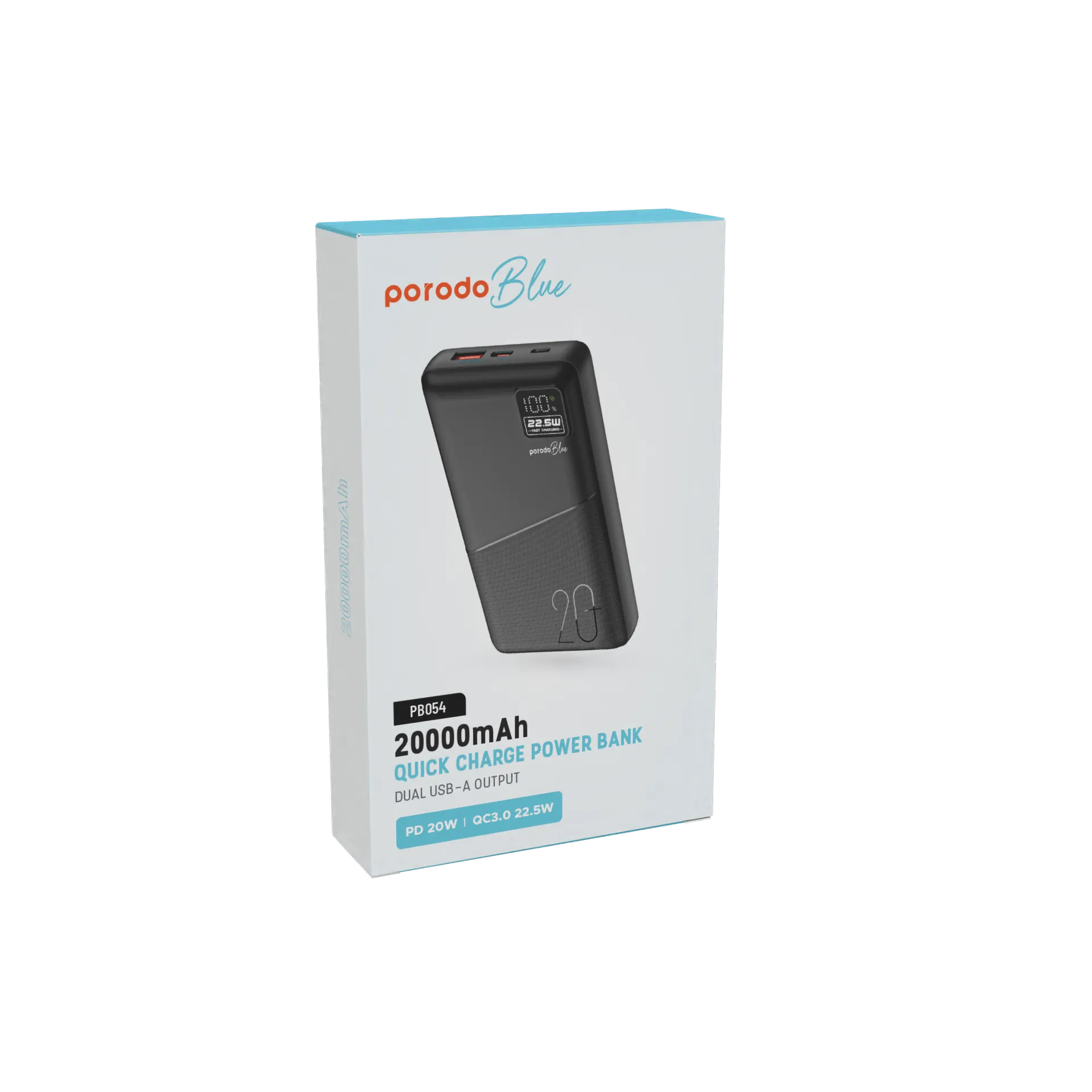 پاور بانک Porodo Blue PB-PBFCH054 20000mAh 22.5W