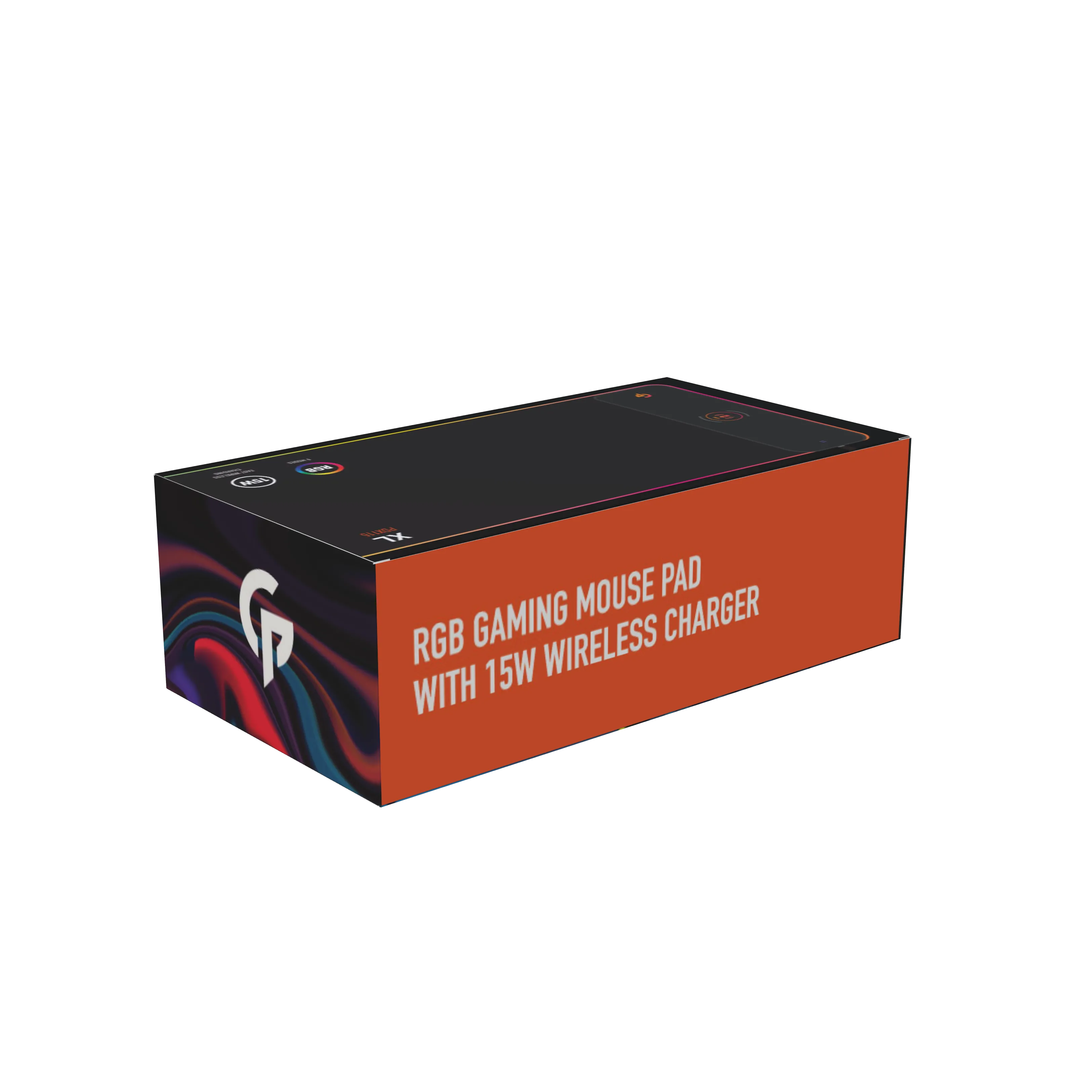 پد موس گیمینگ با شارژر بیسیم سریع ۱۵ واتی Porodo Gaming PDX115 RGB