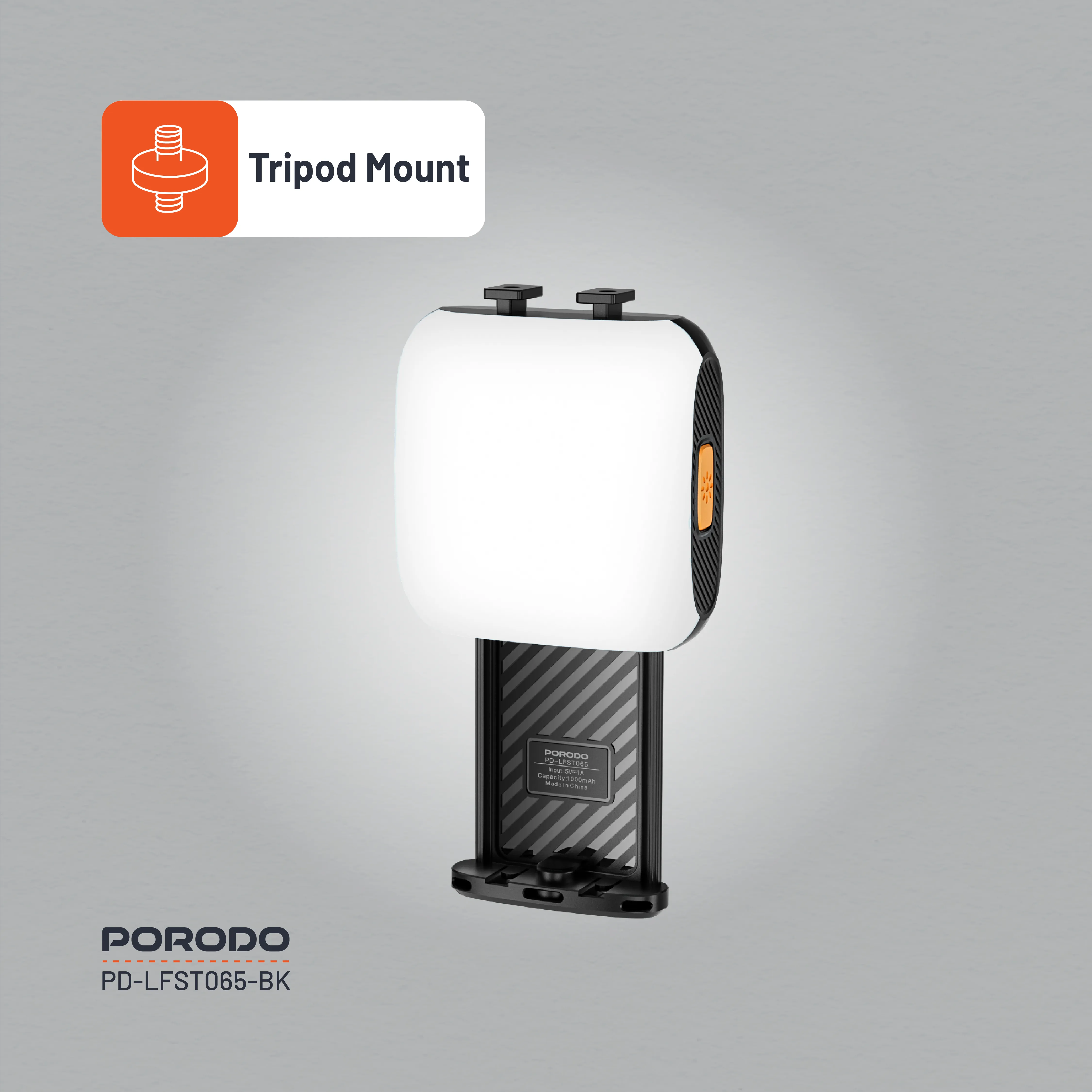 چراغ گیره ای موبایل Porodo PD-LFST065