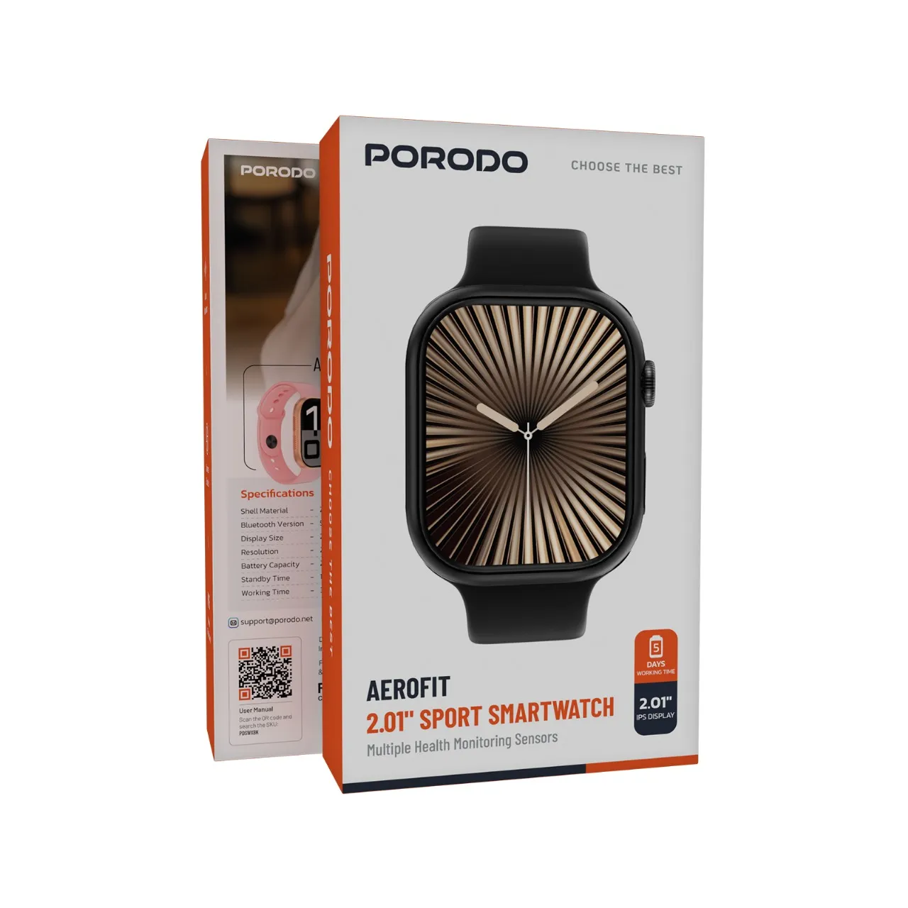 ساعت هوشمند Porodo Aerofit