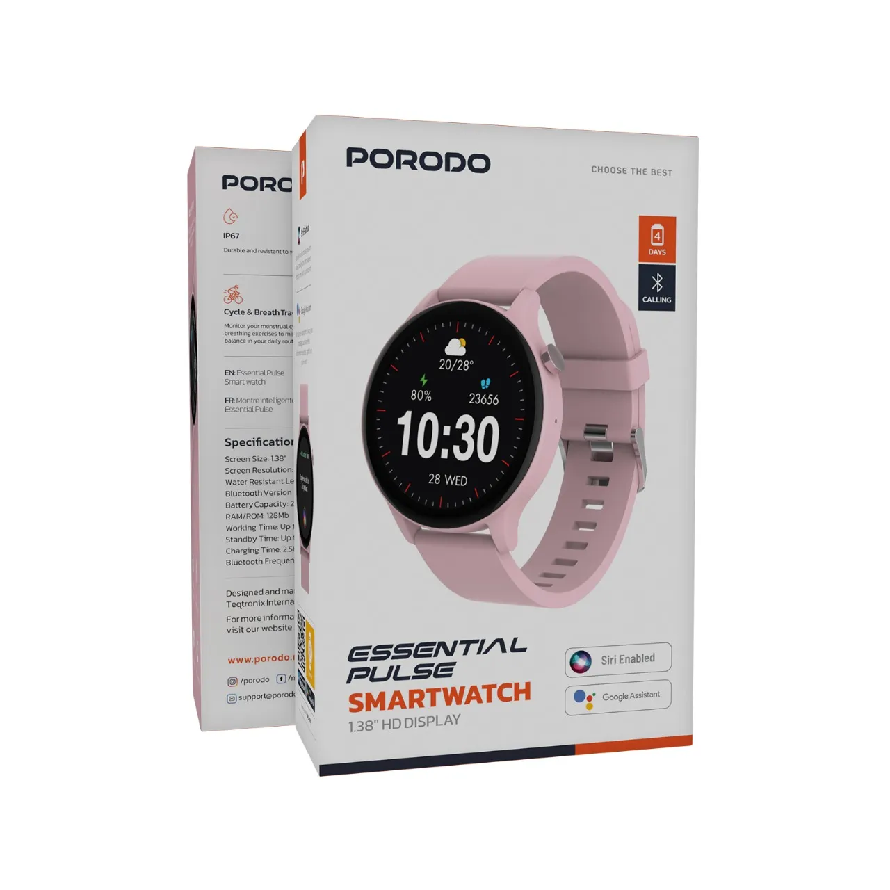 ساعت هوشمند Porodo Essential Pulse