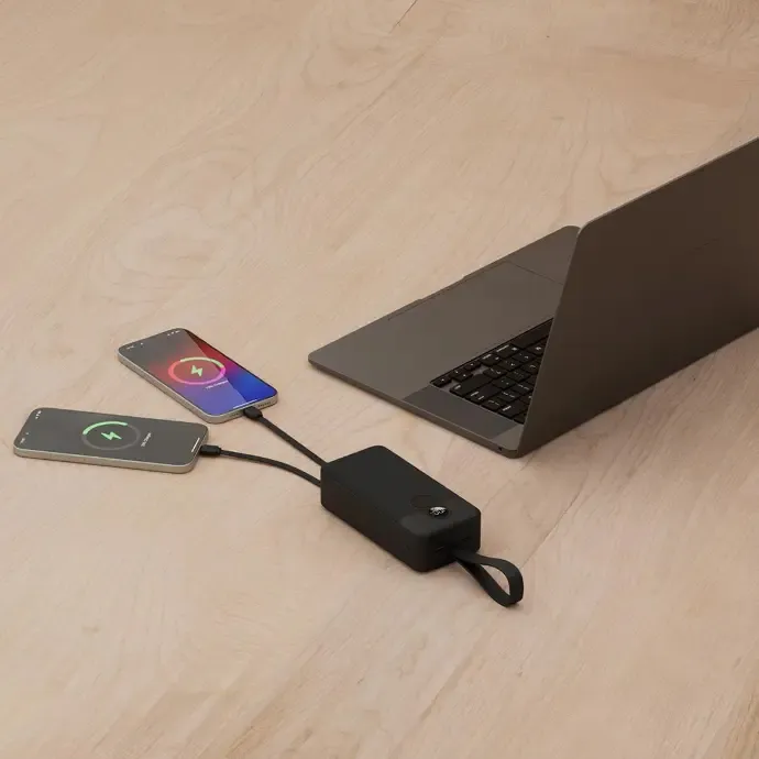پاور بانک و کابل فست شارژ Porodo PD-PBFCH059 30000mAh