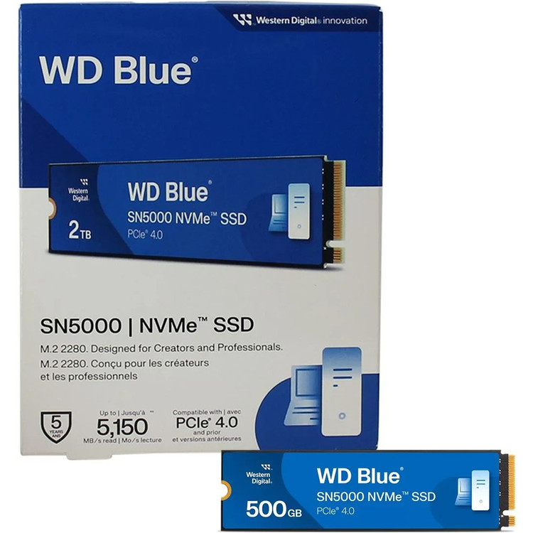 حافظه SSD وسترن دیجیتال Western Digital Blue SN5000 500GB M.2
