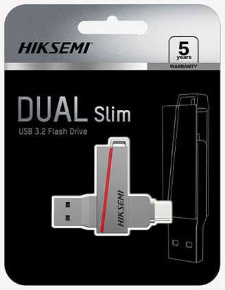 فلش 64 گیگ هایک سمی Hiksemi HS-USB-E307C OTG Type-C USB3.2