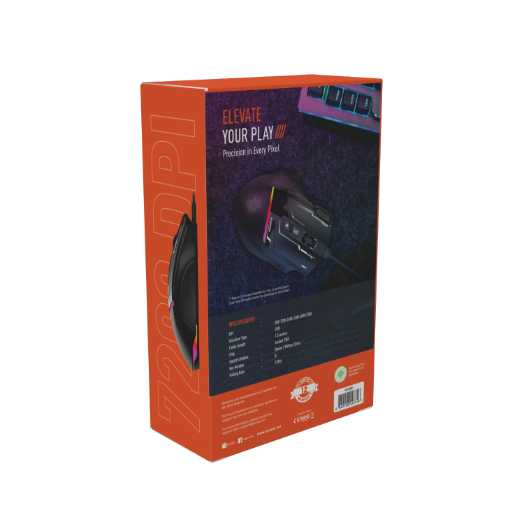 موس گیمینگ باسیم Porodo PDX321