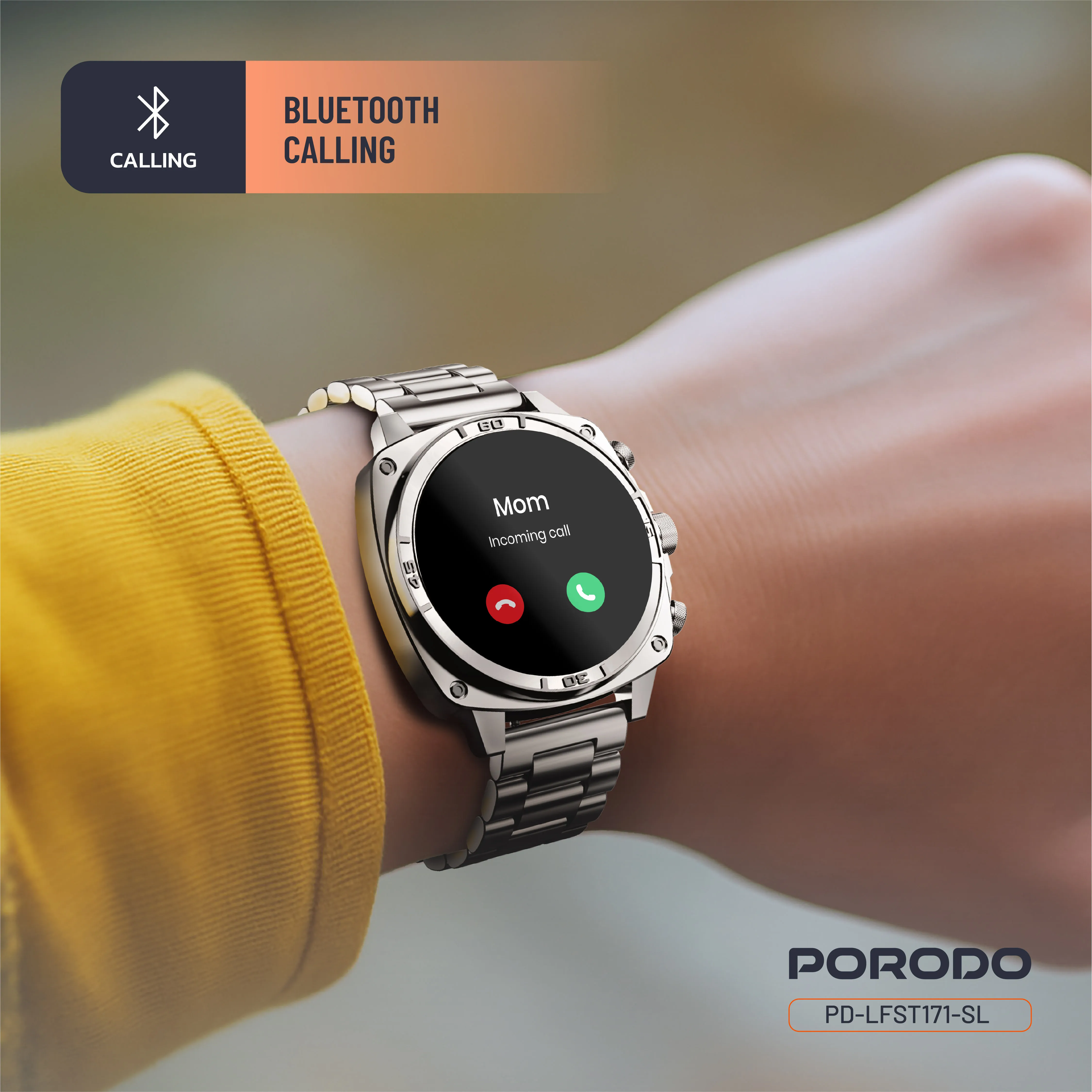 ساعت هوشمند Porodo Chrono PDLFST171