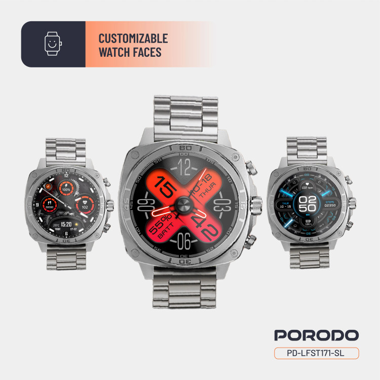 ساعت هوشمند Porodo Chrono PDLFST171