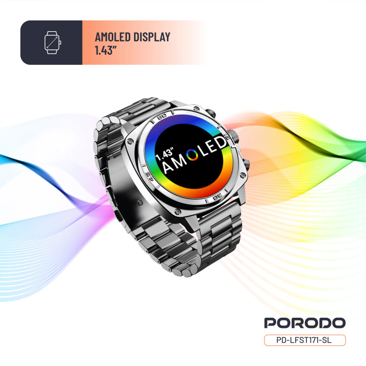 ساعت هوشمند Porodo Chrono PDLFST171