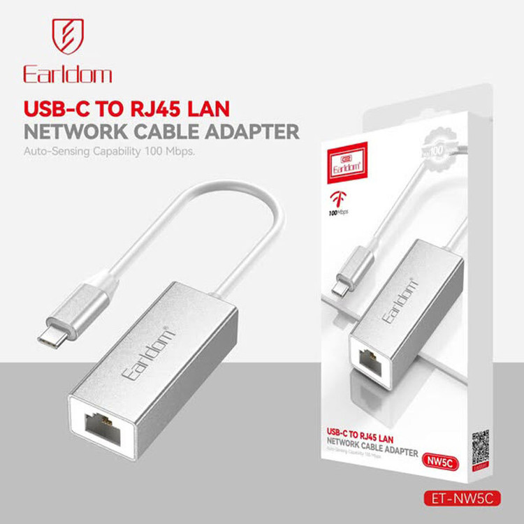 تبدیل Type-C به LAN ارلدام NW5C