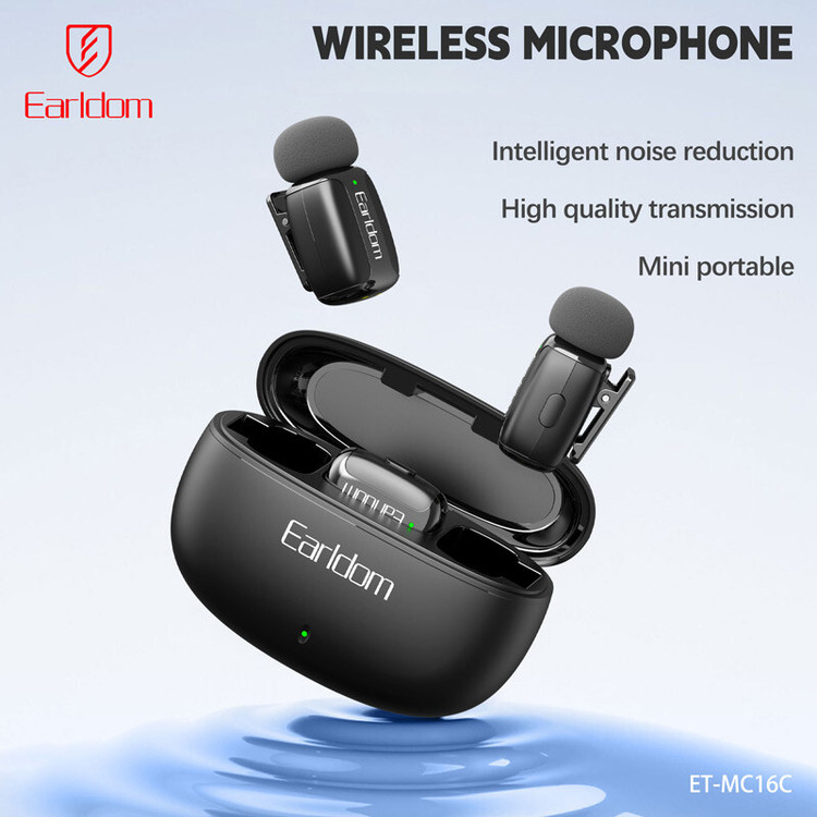 میکروفون یقه ای بی سیم Earldom ET-MC16C Type-C