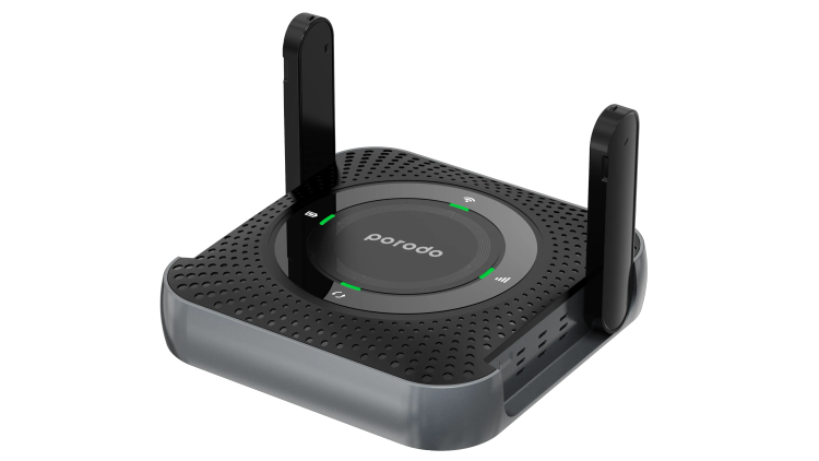 مودم بیسیم قابل حمل Porodo PD-4GCPMF CPE MiFi 3G/4G