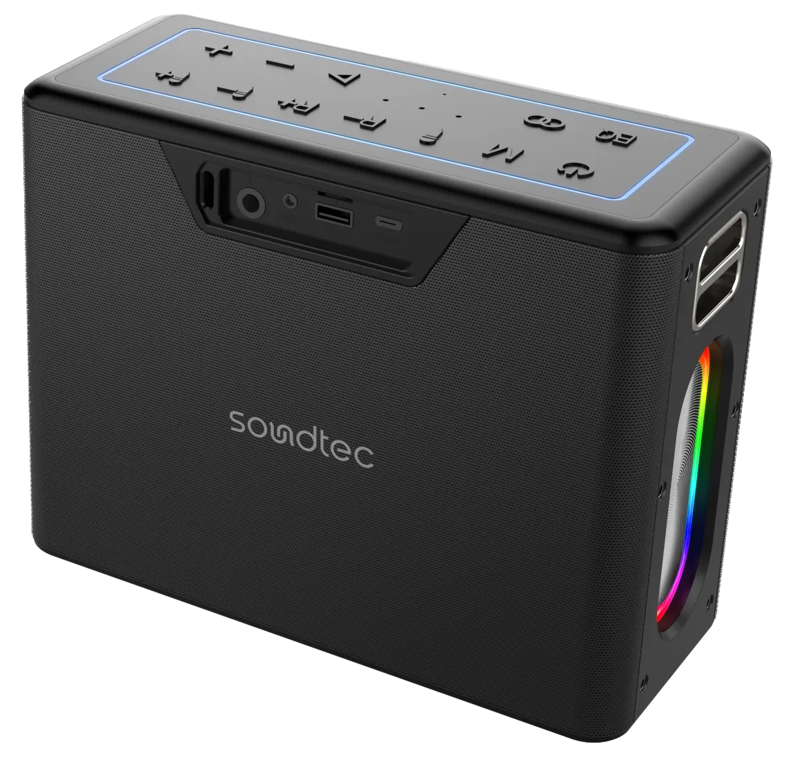 اسپیکر قابل حمل ۲.۲ کاناله Porodo Soundtec QUANTUM