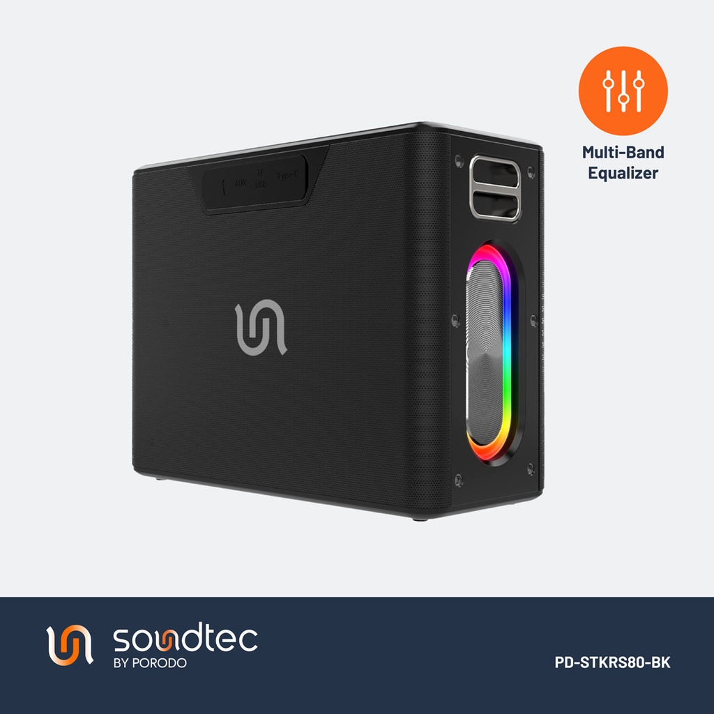 اسپیکر قابل حمل ۲.۲ کاناله Porodo Soundtec QUANTUM
