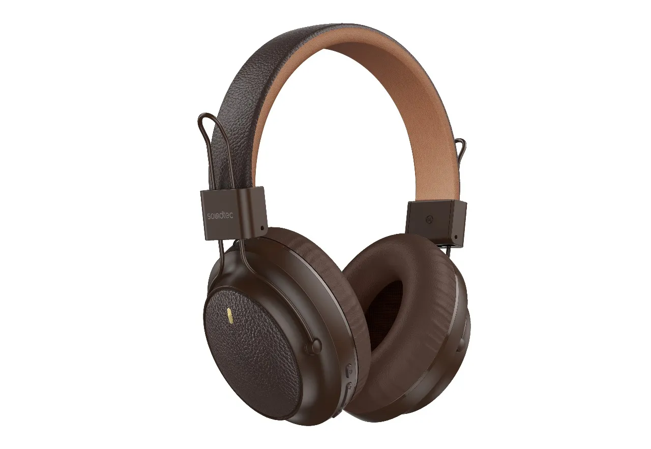 هدفون بی سیم چرمی Porodo Soundtec PDSTCYZ18