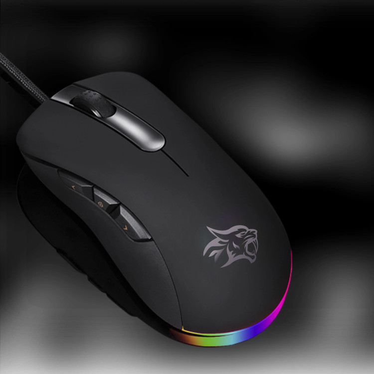موس گیمینگ باسیم Porodo Gaming BlackHawk PDX318