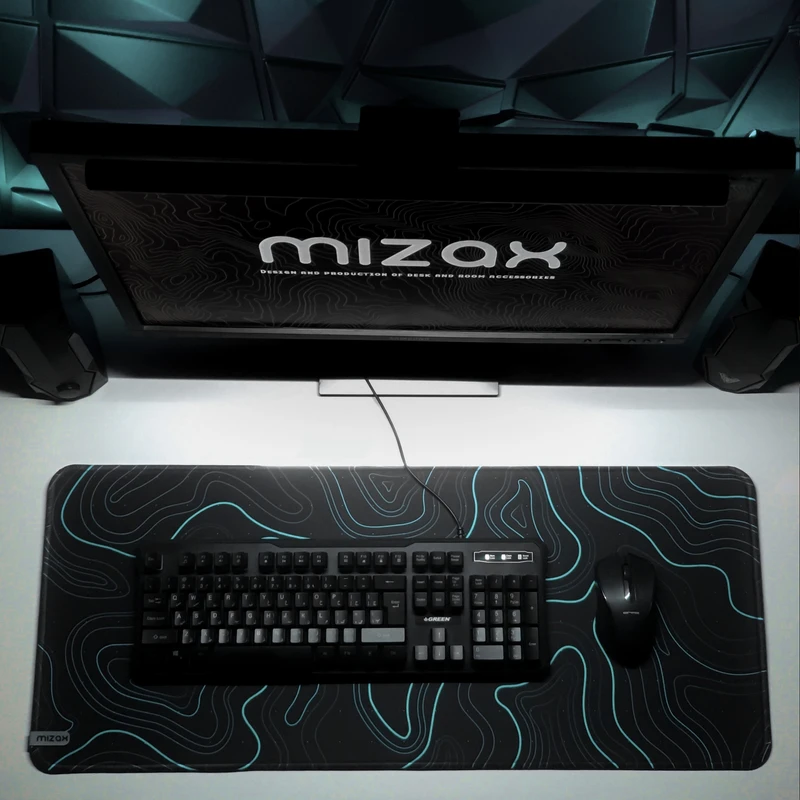 ماوس پد گیمینگ Mizax K101 سایز 30x80