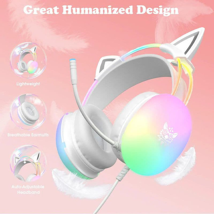هدست گیمینگ مدل گربه ای Onikuma X25